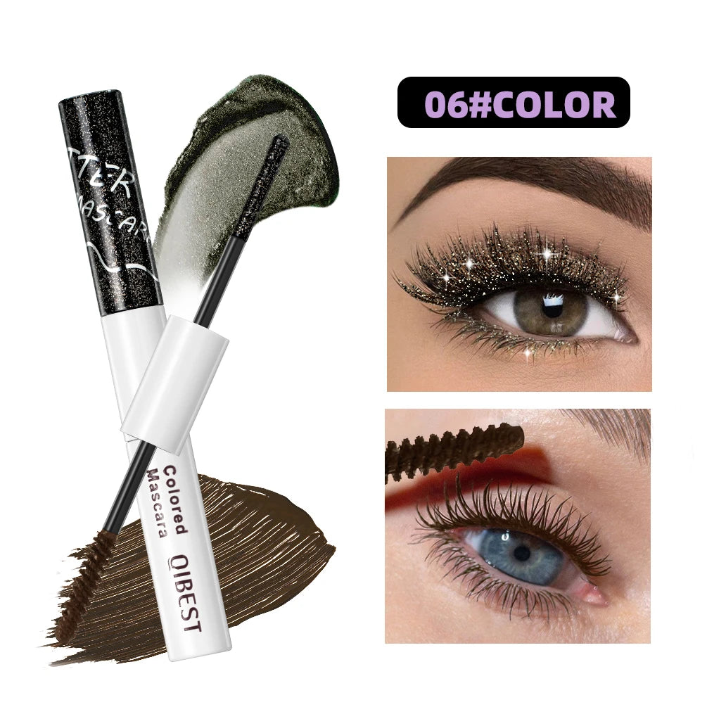 Mascara con brillo