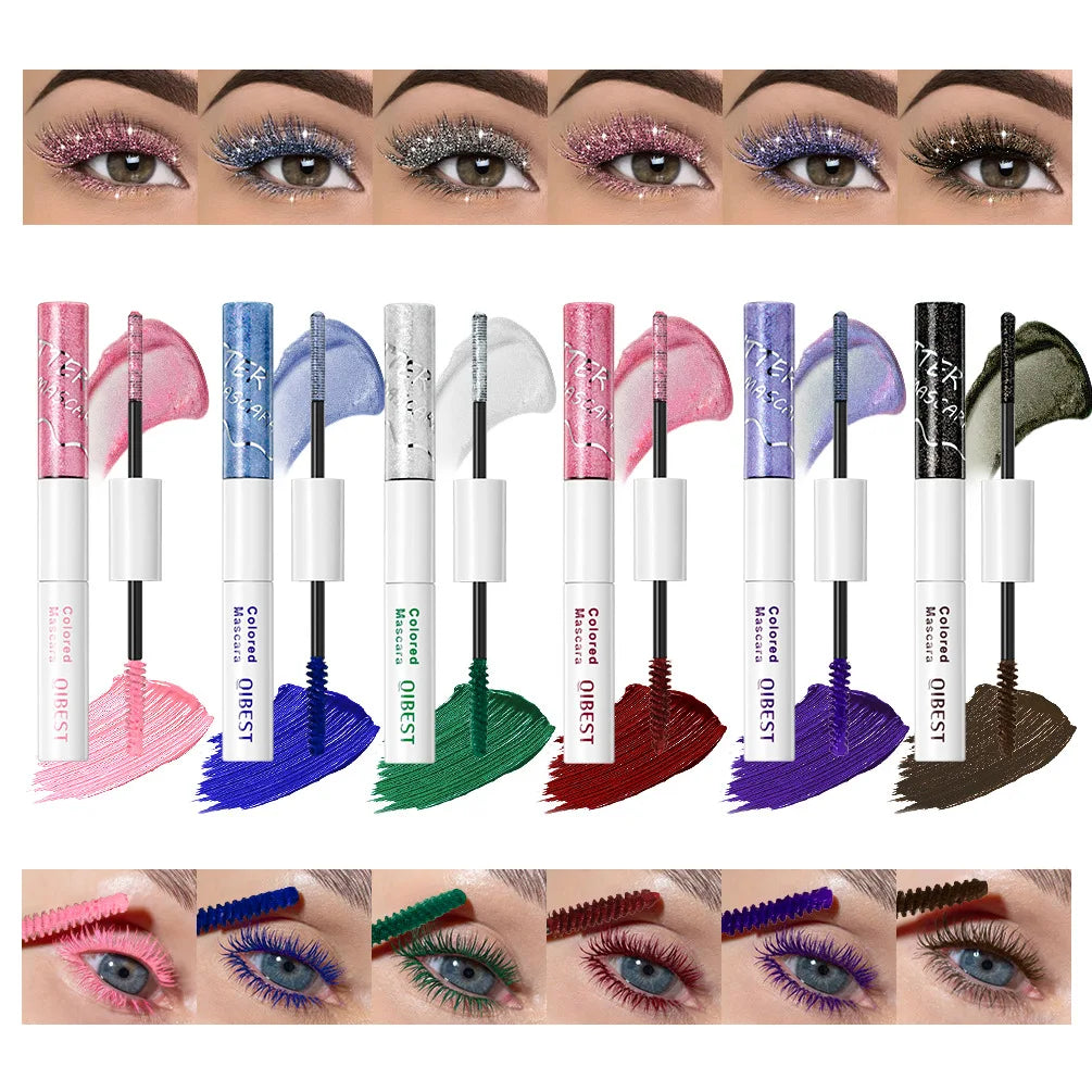 Mascara con brillo