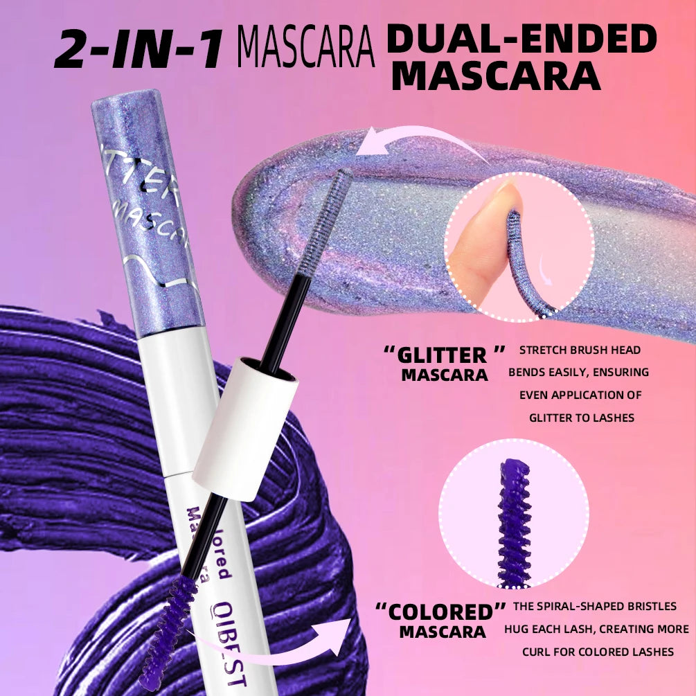 Mascara con brillo