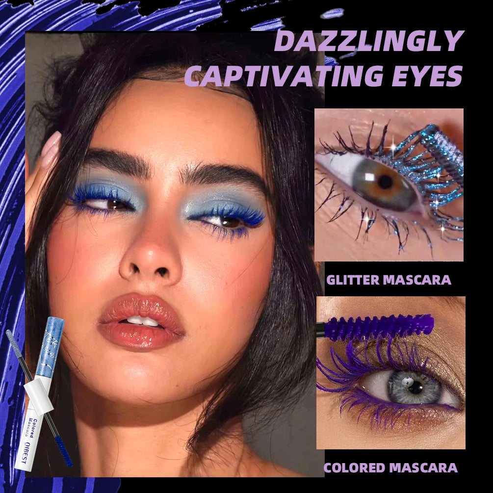 Mascara con brillo