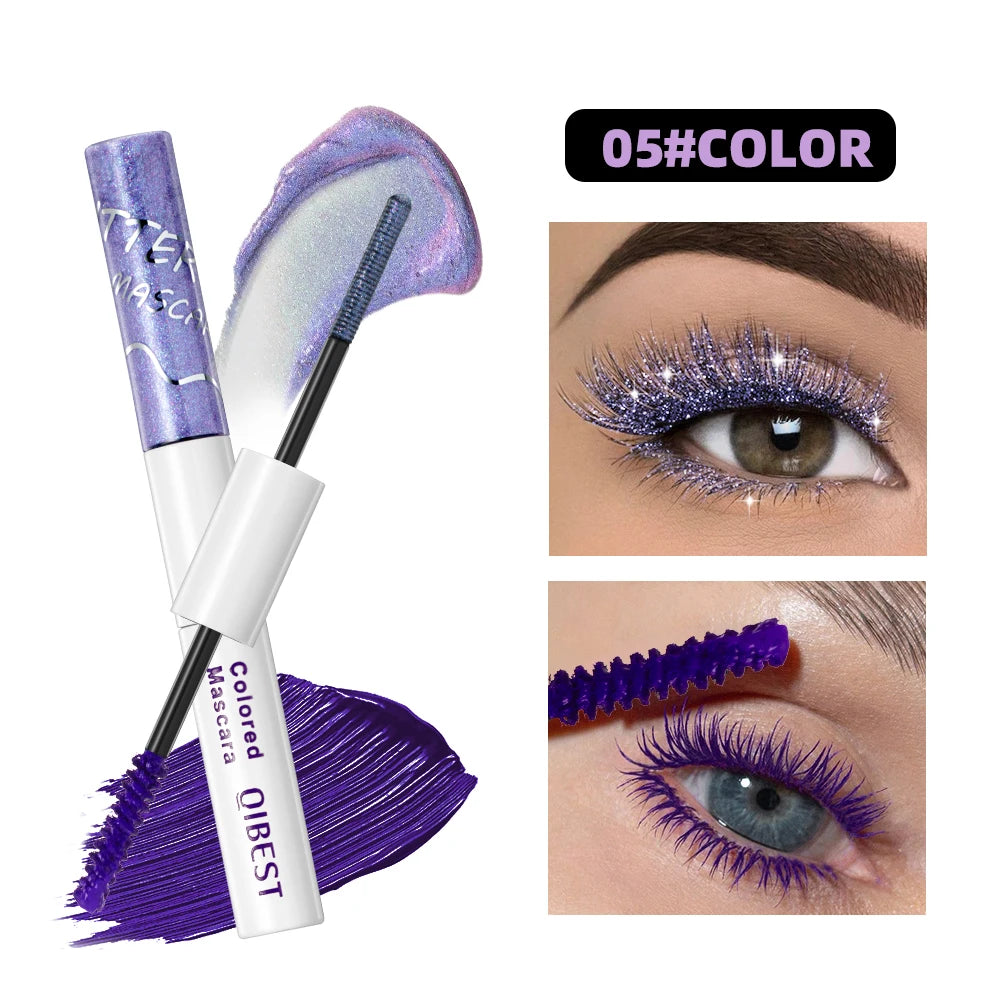 Mascara con brillo